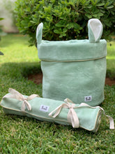 Charger l'image dans la galerie, Panier de rangement - 100% coton OEKOTEX - Green Lily
